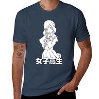 Schoolgirl Sad Japanese Anime Aesthetic Tshirt Quick Dry Sports Short Sleeve Tee S