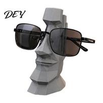 Creative PLA Statue Hand Carved Eyeglass Holder, 3D Printed Nose Shaped Stand, Unique Balcony Garden Decor Decorative Display Rack, for Desk 1