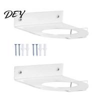 Rugby Ball Wall Mount 2 Pcs Acrylic Holder, Clear Basketball Football Display Rack, Accessory Storage Rack Heavy-Duty Hanger, Sport Organizer 2pcs