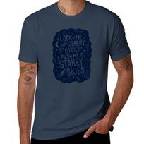 Lightning Seed Starry Skies Tshirt Sports Basic Short Sleeve Tshirt S