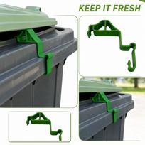 Can Vent Clip for Garbage Cans with Odor Reducing Ventilation Accessory one size žalia