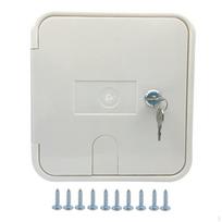 RV Power Cord Door Includes 10 Screws Easy to Install Recreational Vehicle Electrical for