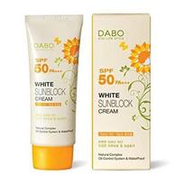 DABO baltas kremas nuo saulės SPF50 PA+++ (70 ml 2,37 Fl. oz.) Apsauga nuo saulės, UV apsauga (Paketo atnaujinimas) 1EA