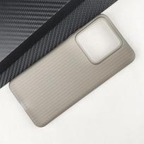 Xiaomi 14 13 13T Pro Ultra kameros didelės skylės skaidrios spalvos gofruotas PP apsaugos nuo pirštų atspaudų neslystantis galinis dangtelis dėklas korpusas For Xiaomi 13 skaidri juoda spalva