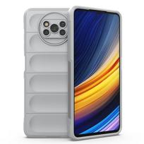 Atsparus smūgiams dėklas skirtas Xiaomi POCO X3 X4 X5 X6 Pro M4 M5 M5S C65 F3 GT F4 F5 5G telefonui, skysto silikono buferis, galinis dangtelis POCO F3