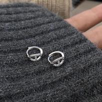 2025 Exquisite Silver Pig Nose Ear Cuffs - Trendy High-End Design for Women