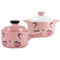 Dashenfang Pink Bubble Ceramic Stew & Soup Pot Set