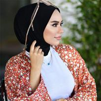 Fashion Muslim Hijab Caps Solid Underscarf Women Veil Modal Cotton Hijab Muslim Scarf Turbans Head  Women'S Hijabs Hat Islamic