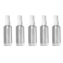 5/10/20 vnt. 30/50/100 ml smulkaus purškimo buteliukų rinkinys Nepralaidūs Mini tušti buteliukai Nešiojami kelioniniai Skaidrūs daugkartinio naudojimo purškimo buteliuko talpyklos 50ML 5pcs