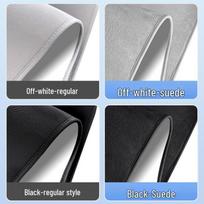 Suede Stoglangio Skydelis Volkswagen Teramont/Tiguan/Sagitar - Elektrostatiniu Būdu Pritvirtinamas Black Suede with Static Strong Adhesion Sunshade
