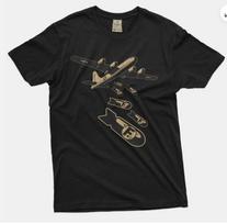 Men's Funny T-shirt airplane F-bomb Tee shirt Birthday gift funny F bomb tee S