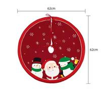 62CM Animacinis Kalėdinės Eglutės Sijonas Rankdarbiai Eglutės Apsodas Pagrindo Rinkinys Linksmų Kalėdų Dekoracijos Namams Kalėdiniai Papuošimai Navidad 01