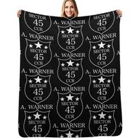 Aaron Warner Sector 45 ccr Throw Blanket Breathable Lightweight Blanket for Adults Kids Size: 75*100cm, Weight: 230 GSM