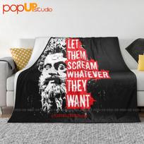 Stoicism Cool Marcus Aurelius Stoic Quote Ultra-Soft Blanket Quilt Winter Sofa Cover Bed Covers Size: 75*100cm, Weight: 230 GSM