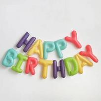 Youjia Goodies Happy Birthday Balloon Alphabet Foil Balloon Birthday Party Decoration Props