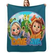 Dave And Ava Throw Blanket Flannel Fleece Soft Warm Throw Blanket Size: 75*100cm, Weight: 230 GSM