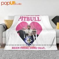 Mr Pitbull Worldwide Been There Done That Ultra-Soft Blanket Quilt Winter Sofa Cover Bed Covers Size: 75*100cm, Weight: 230 GSM