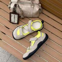 New breathable sports Velcro Mary Jane shoes for women, outdoor non-slip soft sole genuine leather casual shoes 35