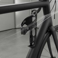 Lightweight Bike Bottle Holder Ultralight Cycle Water Cage Secure Hold for Road Cyclists, Slanted Tube