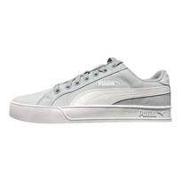 PUMA Smash Vulc Cv Unisex Wear-resistant Low Top Skate Shoes Blue White 359914-13 35.5