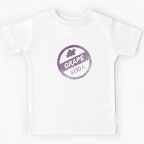 Grape Soda Inspired Silhouette Kids T-Shirt 130