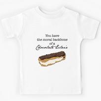 Chocolate Eclair Premium Scoop Kids T-Shirt 160