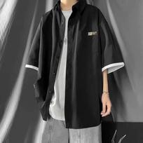 Summer seaside vacation shirt, men's all-match shirt L
