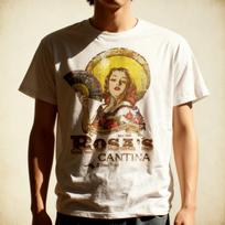 Rosa's Cantina El Paso Texa Shirt Short Sleeve White Unisex S-2345XL XXL