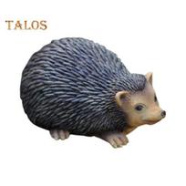 Gyvūnų raktų dėžutė lauke, gyvūnų statulėlė, raktų slėptuvė, voverė, ežys, varlė, paslėptas raktų laikiklis sodui, priekinės verandos dekoras Hedgedog