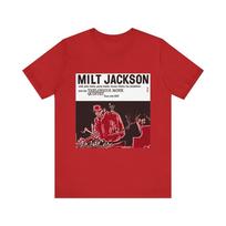 Milt Jackson Graphic Print Jazz Crewneck Unisex Jersey Short Sleeve Tee Shirt L