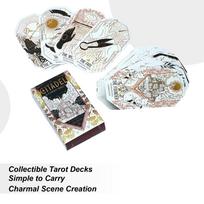 Tarot Cards Family Party Oracle Cards Entertainment Divinatory Board Games 60 Pieces Fate Divination Deck for Party Holiday China Mainland