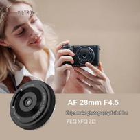 VILTROX 28mm F4.5 Auto Pancake Lens for Z, FE, XF Mount Mirrorless Cameras