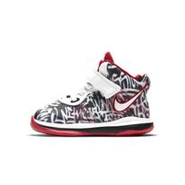 Nike Lebron 8 'Graffiti' High top Toddler Shoes Black Red Graffiti Infant And Toddler DH3241-001 26