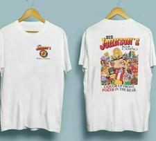Vintage 1992 Big Johnson Liquor Up Front Poker In The Rear Shirt Unisex T-Shirt XXL
