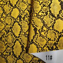 Spausdinta gyvatės odos rašto odos audinys Python raštas Minkštas krepšiui atlošui sėdynei Rankų darbo DIY dekoratyvinis siuvimo audinys 100x137cm