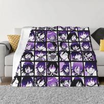 Kokichi Manga Collection (Colored) Throw Blanket Cute Blanket Comfortable Blanket Bed Cover Office Multifunction Travel Blanket 75cmx90cm