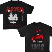 Lady Gaga the Mayhem Ball Tour Shirt, Lady Gaga Tee the Mayhem Ball Tour T-shirt L
