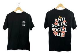 Anti Social Social Club ASSC Marškinėliai Juodi Vyšnių Žiedų Marškinėliai S-5XL XL