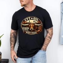 CTT Oil Exploration  Cattle Company Texas Unisex T-Shirt S