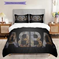Abbas Iconic Legacy Bedding (1 * duvet cover + 2 * pillowcase, without core) 2D Flat Duvet cover and pillowcase Soft and comfortable Bedding set 135x200cm