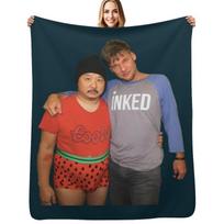Bob Throw Blanket Warm Comfortable Blanket Gift for Parents Friends Size: 75*100cm, Weight: 230 GSM