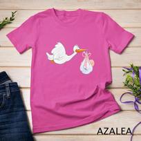 Baby Shower Stork Unisex T-shirt 2 XL