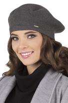 Vivisence Damski Beret 7005 Ciemnoszary – Elegancka Ciepła Czapka Wełniana