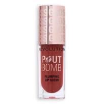 Revolution pout bomb cookie warm nude lip gloss