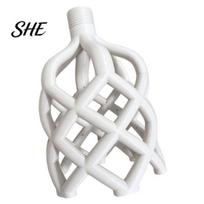 Anti-Clog Shower Head Head, 3D Printed Hollow Woven Rainfall Sprayer, Clog-Free Bathroom Easy Clean Installation Accessory Replacement balta