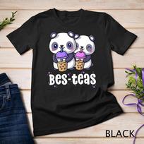 Boba Shirt Women Girls Bes Teas Kawaii Panda Bubble Tea T-Shirt Unisex T-shirt 1 L