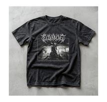 Elden Ring Vintage Washed T-Shirt, Dark Fantasy RPG Graphic Tee, Gothic Gamer Shirt, Soulsborne Streetwear, Heavyweight Oversized Cotton Tee M