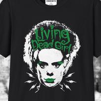 Living Dead Girl Graphic Tee Bride Of Frankenstein Vintage Horror Movie Aesthetic Shirt S
