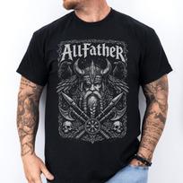 Odin T-Shirt: Norse Pagan Shirt | Allfather Nordic Unisex Tee | Viking Warrior Myth Apparel 3XL