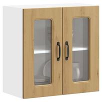 Kitchen Wall Cabinet With Doors, Squid, Artisan Oak